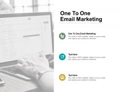 One to one email marketing ppt powerpoint presentation professional design ideas cpb