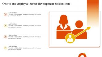 One To One Employee Career Development Session Icon