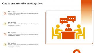 One To One Executive Meetings Icon