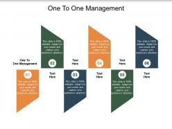 One to one management ppt powerpoint presentation styles clipart images cpb
