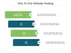 One to one website hosting ppt powerpoint presentation show cpb