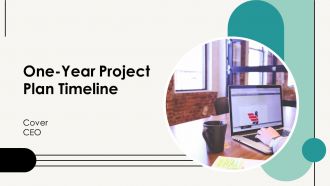One Year Project Plan Timeline PPT Template AT
