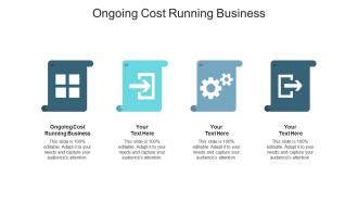 Ongoing cost running business ppt powerpoint presentation visual aids professional cpb