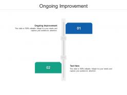Ongoing improvement ppt powerpoint presentation outline designs download cpb
