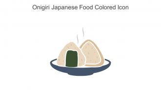 Onigiri Japanese Food Colored Icon In Powerpoint Pptx Png And Editable Eps Format