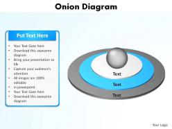 Onion layered diagram slides presentation diagrams templates powerpoint info graphics