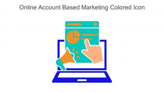 Online Account Based Marketing Colored Icon In Powerpoint Pptx Png And Editable Eps Format