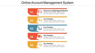 Online account management system ppt powerpoint presentation layouts mockup cpb