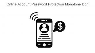 Online Account Password Protection Monotone Icon In Powerpoint Pptx Png And Editable Eps Format