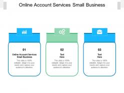 Online account services small business ppt powerpoint presentation design templates cpb