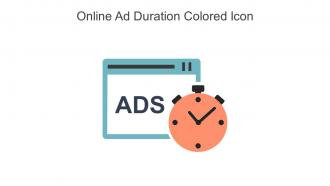 Online Ad Duration Colored Icon In Powerpoint Pptx Png And Editable Eps Format