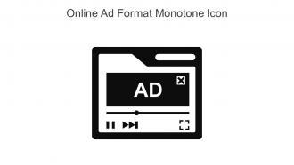 Online Ad Format Monotone Icon In Powerpoint Pptx Png And Editable Eps Format