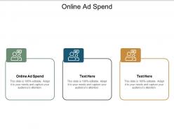 Online ad spend ppt powerpoint presentation professional maker cpb