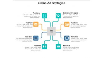 Online ad strategies ppt powerpoint presentation show infographics cpb