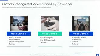 Online adventure game elevator pitch deck ppt template