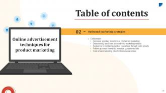 Online Advertisement Techniques For Product Marketing MKT CD V Good Unique