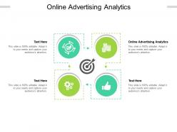 Online advertising analytics ppt powerpoint presentation infographic template sample cpb