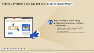 Online Advertising And Pay Per Click Marketing Campaign Powerpoint Presentation Slides MKT CD V Ideas Adaptable