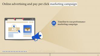 Online Advertising And Pay Per Click Marketing Campaign Powerpoint Presentation Slides MKT CD V Template Pre-designed