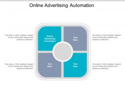 Online advertising automation ppt powerpoint presentation ideas background cpb
