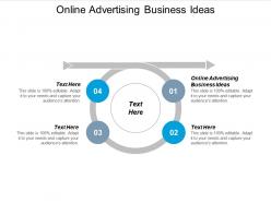 Online advertising business ideas ppt powerpoint presentation model ideas cpb