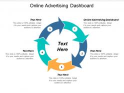 Online advertising dashboard ppt powerpoint presentation file aids cpb