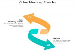 Online advertising formulas ppt powerpoint presentation infographic template template cpb