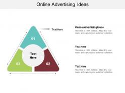 Online advertising ideas ppt powerpoint presentation infographic template visuals cpb