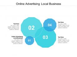 Online advertising local business ppt powerpoint presentation outline portfolio cpb