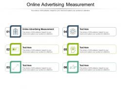 Online advertising measurement ppt powerpoint presentation icon graphics cpb