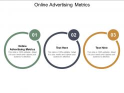 Online advertising metrics ppt powerpoint presentation file diagrams cpb