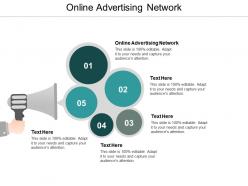 Online advertising network ppt powerpoint presentation ideas graphic tips cpb