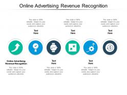 Online advertising revenue recognition ppt powerpoint presentation slides files cpb