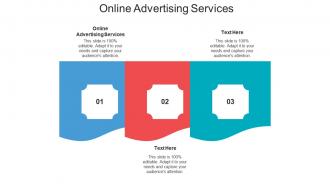 Online advertising services ppt powerpoint presentation model inspiration cpb