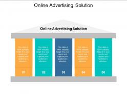 Online advertising solution ppt powerpoint presentation visual aids professional cpb