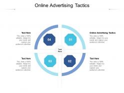 Online advertising tactics ppt powerpoint presentation styles visuals cpb