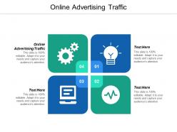 Online advertising traffic ppt powerpoint presentation portfolio graphics tutorials cpb