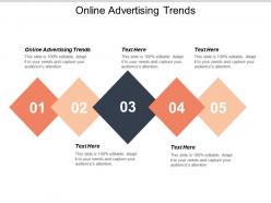 Online advertising trends ppt powerpoint presentation gallery themes cpb