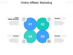 Online affiliate marketing ppt powerpoint presentation professional graphics tutorials cpb