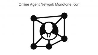 Online Agent Network Monotone Icon In Powerpoint Pptx Png And Editable Eps Format