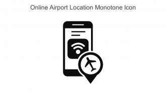 Online Airport Location Monotone Icon In Powerpoint Pptx Png And Editable Eps Format