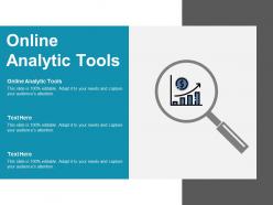 Online analytic tools ppt powerpoint presentation summary display cpb
