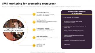 Online And Offline Marketing Tactics SMS Marketing For Promoting Restaurant