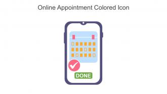 Online Appointment Colored Icon In Powerpoint Pptx Png And Editable Eps Format