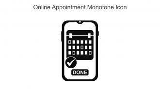 Online Appointment Monotone Icon In Powerpoint Pptx Png And Editable Eps Format