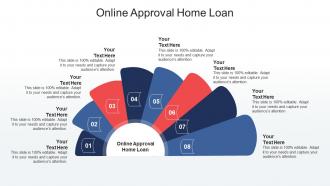 Online approval home loan ppt powerpoint presentation layouts visual aids cpb