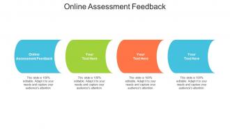 Online assessment feedback ppt powerpoint presentation portfolio graphics cpb