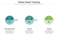 Online asset tracking ppt powerpoint presentation portfolio show cpb
