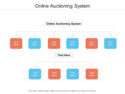 Online auctioning system ppt powerpoint presentation inspiration slide download cpb