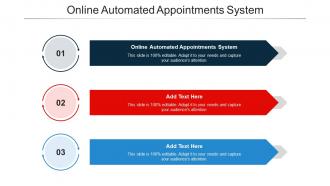 Online Automated Appointments System Ppt PowerPoint Presentation Portfolio Cpb